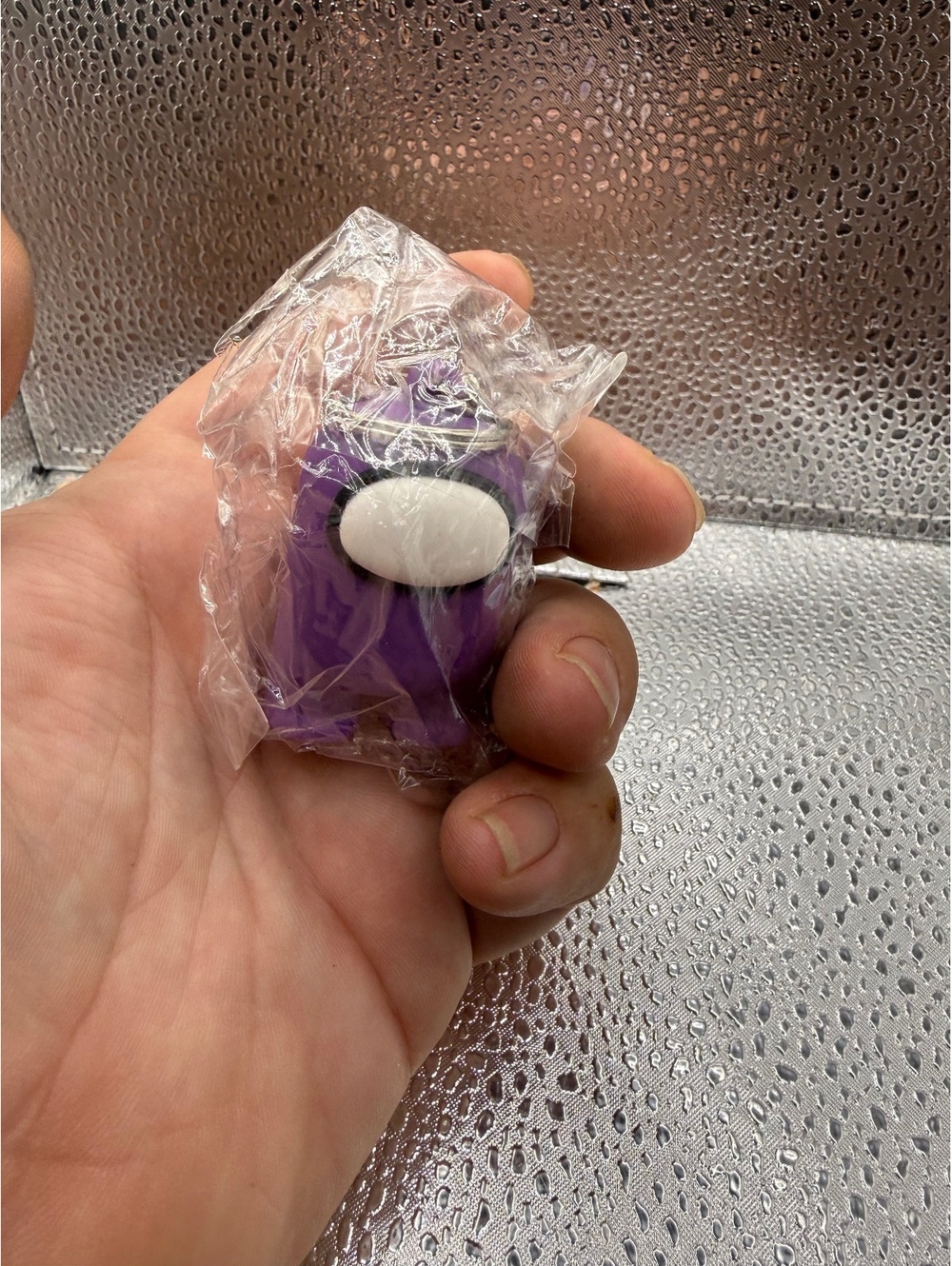 Purple Among Us Crewmate Keychain Figure